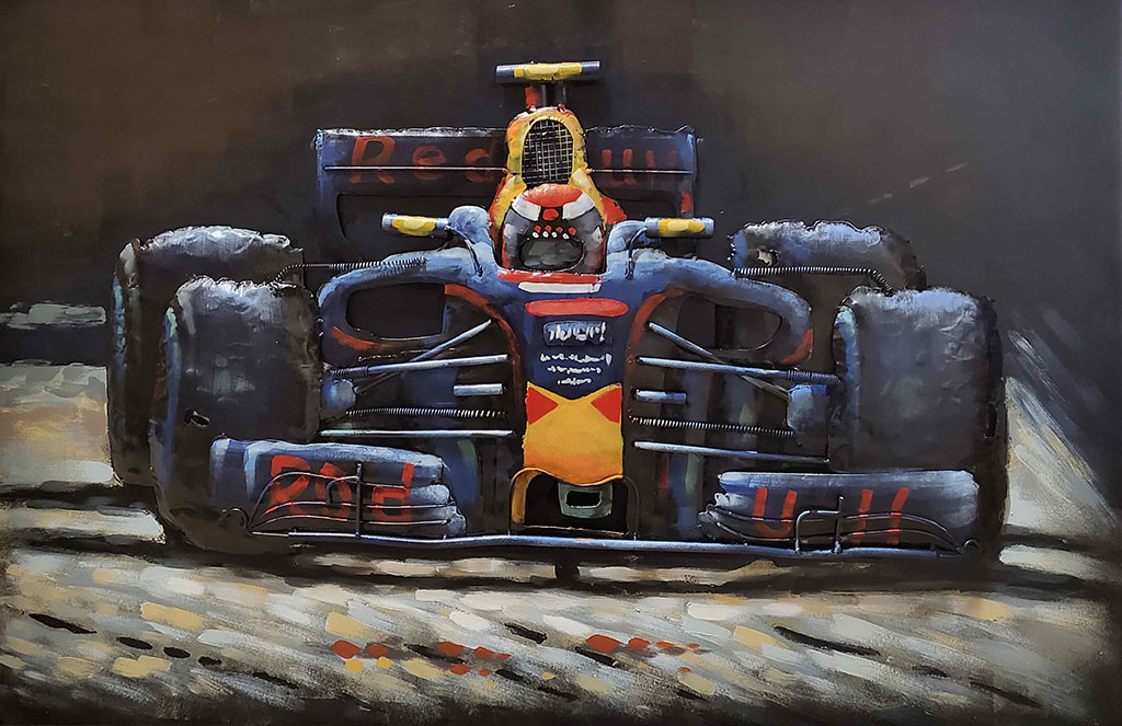 3D art Max Verstappen