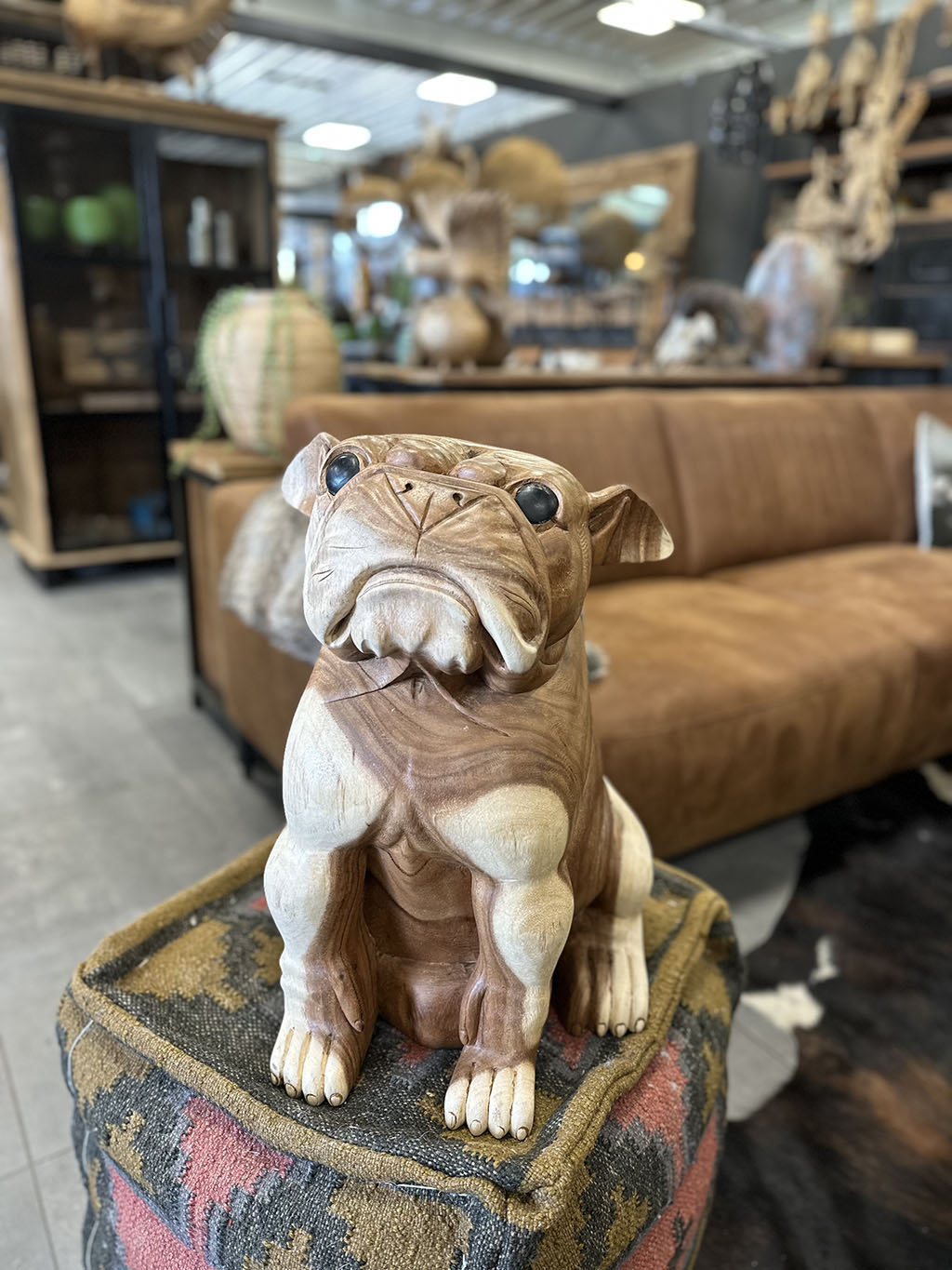 Houten bulldog